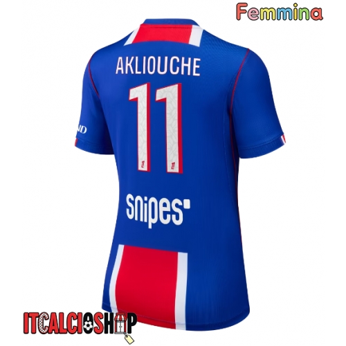 Paris Saint-Germain Maghnes Akliouche #11 Prima Maglia Femmina 2026-27 Manica Corta